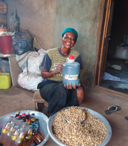 Maria has multiple sources of revenue from beekeeping, petty trade and agriculture.