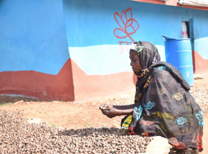 Women's empowerment reduces child hunger by offering women income, status and the capacity to contribute to their own and their family's development.