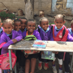 Group of smiling children in Ethiopia