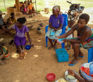 A group of women in their VSLA