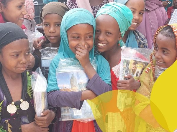 1,580 children in Ethiopia are going back to school thanks to donor support!