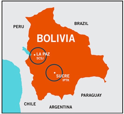 Map of Boliva