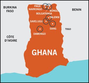 map of ghana